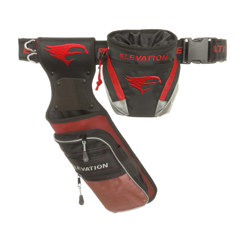 Elevation 13215 Nerve Field Quiver Package Red RH with Pro Quiver Belt