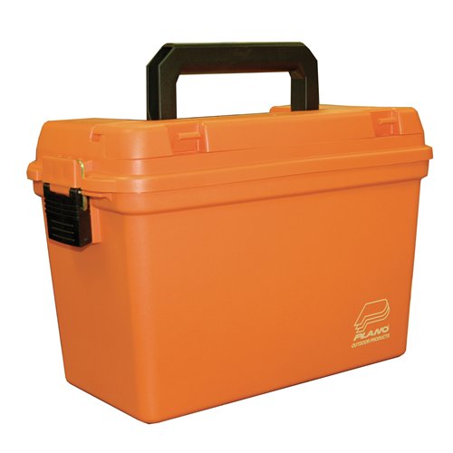 Plano 161250 Deep Dry Storage Box with Tray, Orange