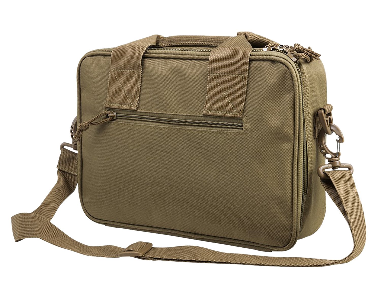 NcStar CPDX2971T VISM Double Pistol Range Bag Tan 13"x10"x3.25" - NcSTAR - TAN