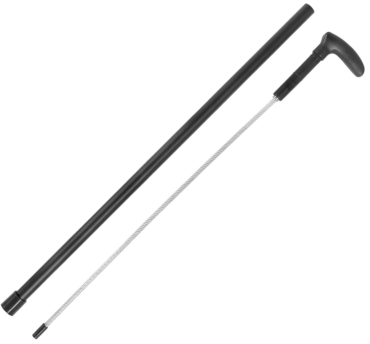 Cold Steel CSCN38CBL Cable Whip Cane Black Carbon w/Zinc Plating 32" OAL - Cold Steel