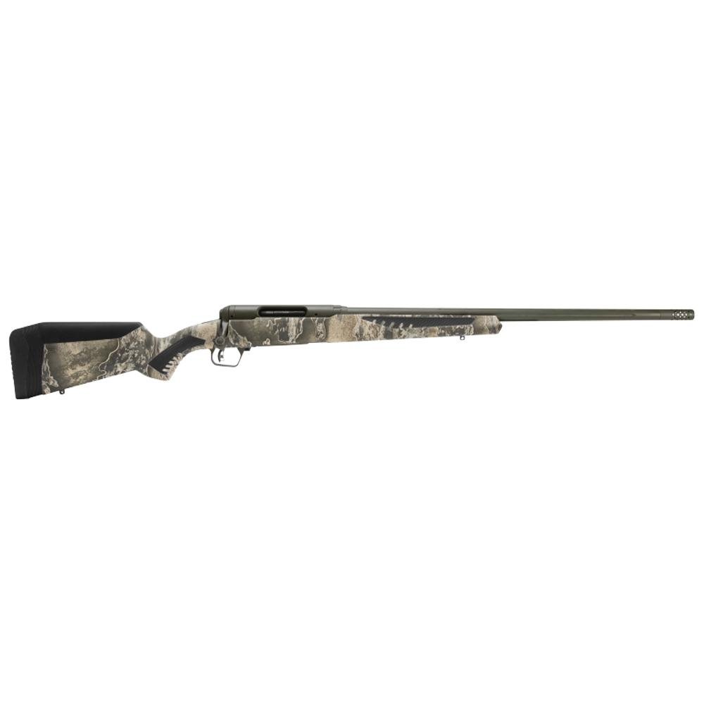 Buy Savage Arms 57749 110 Timberline 7mm Rem Mag 3+1 24" OD Green Cerakote Realtree Excape Fixed AccuStock AccuFit online
