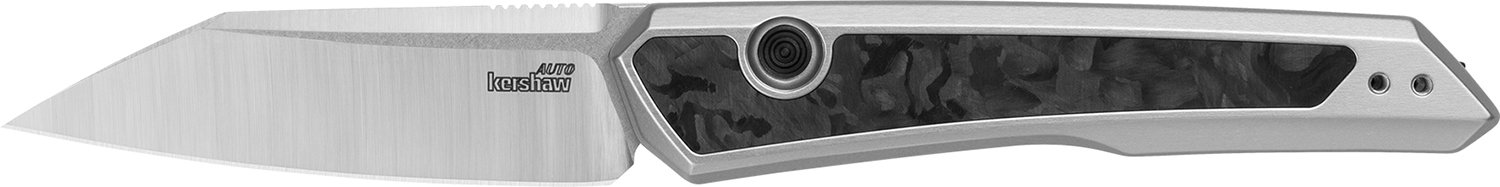 Kershaw 7050 Launch 20 Plain Stonewash MagnaCut Push Button Auto Knife - Kershaw - REVERSE TANTO