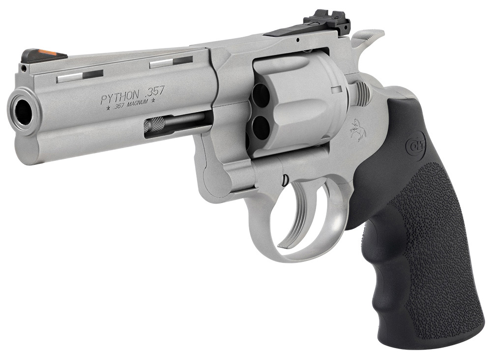 Colt ZPYTHONSM4RTS Python 357MAG 4.25" Matte SS Hogue Blemished