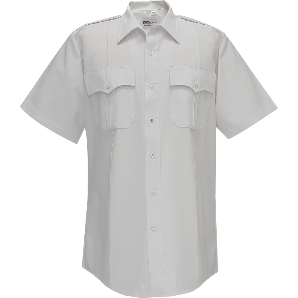 Command Power Stretch Short Sleeve Shirt w/ Zipper - Flying Cross