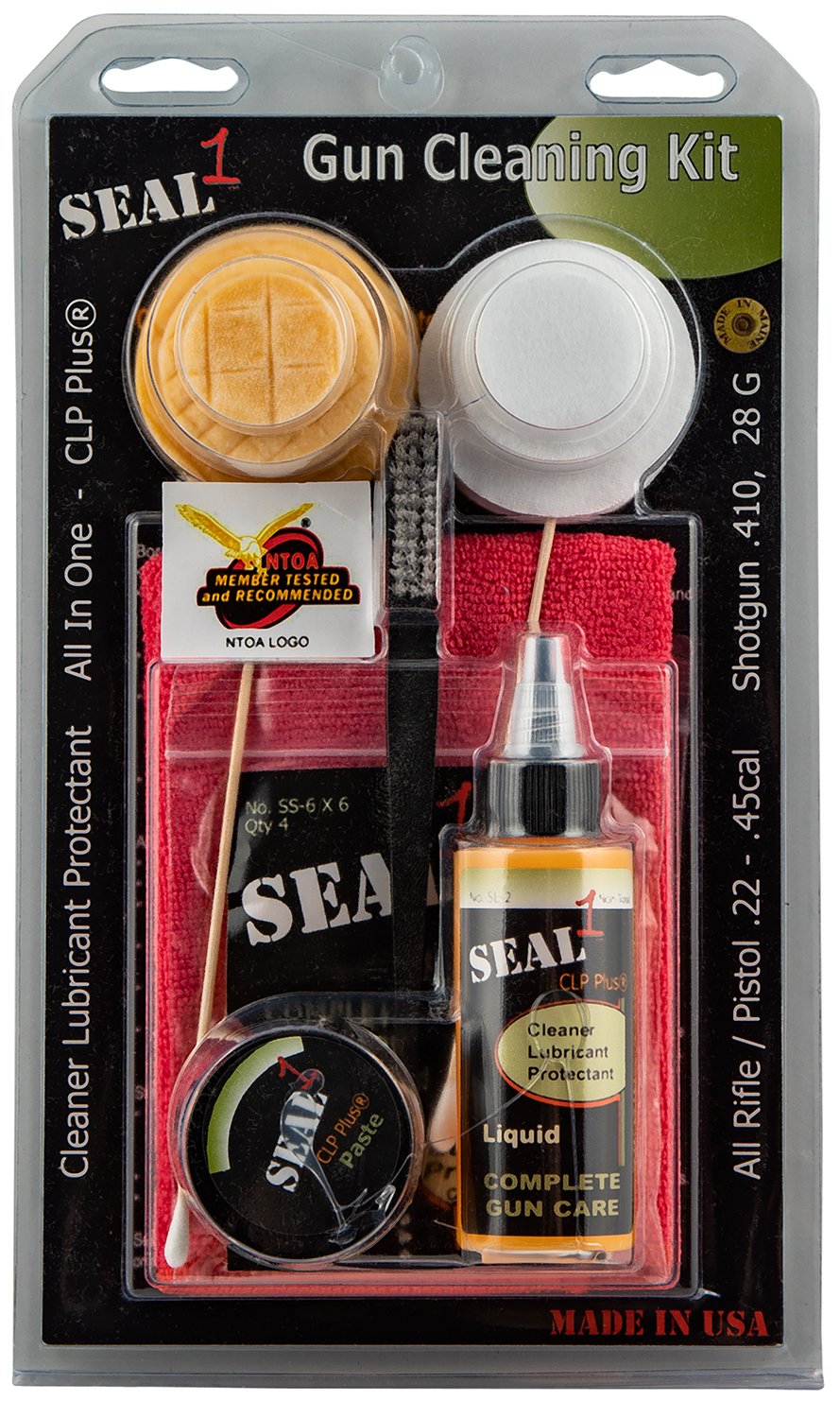 Seal 1 SKITRP Gun Cleaning Kit .22-.45 Cal Rifle & Handgun