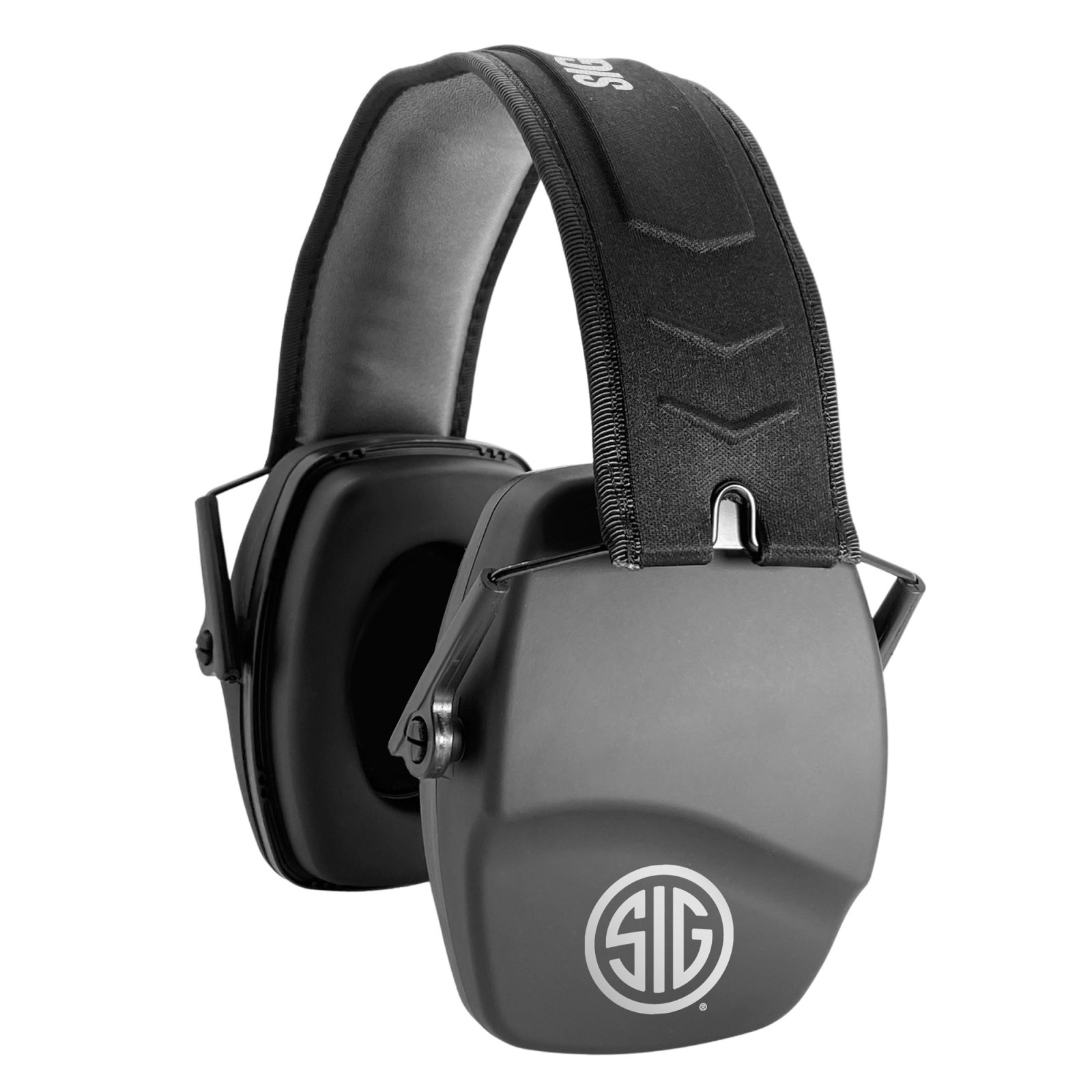 AXIL SIGTRACKRPASSIVE Earmuffs, Black, Medium, 25dB SNR, Compact Design