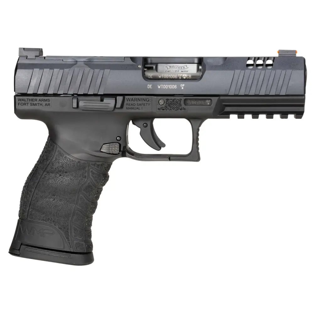 Walther WMP .22 WMR 4.5 in Black Polymer 15 Round Capacity Pistol - Walther - 22 Magnum