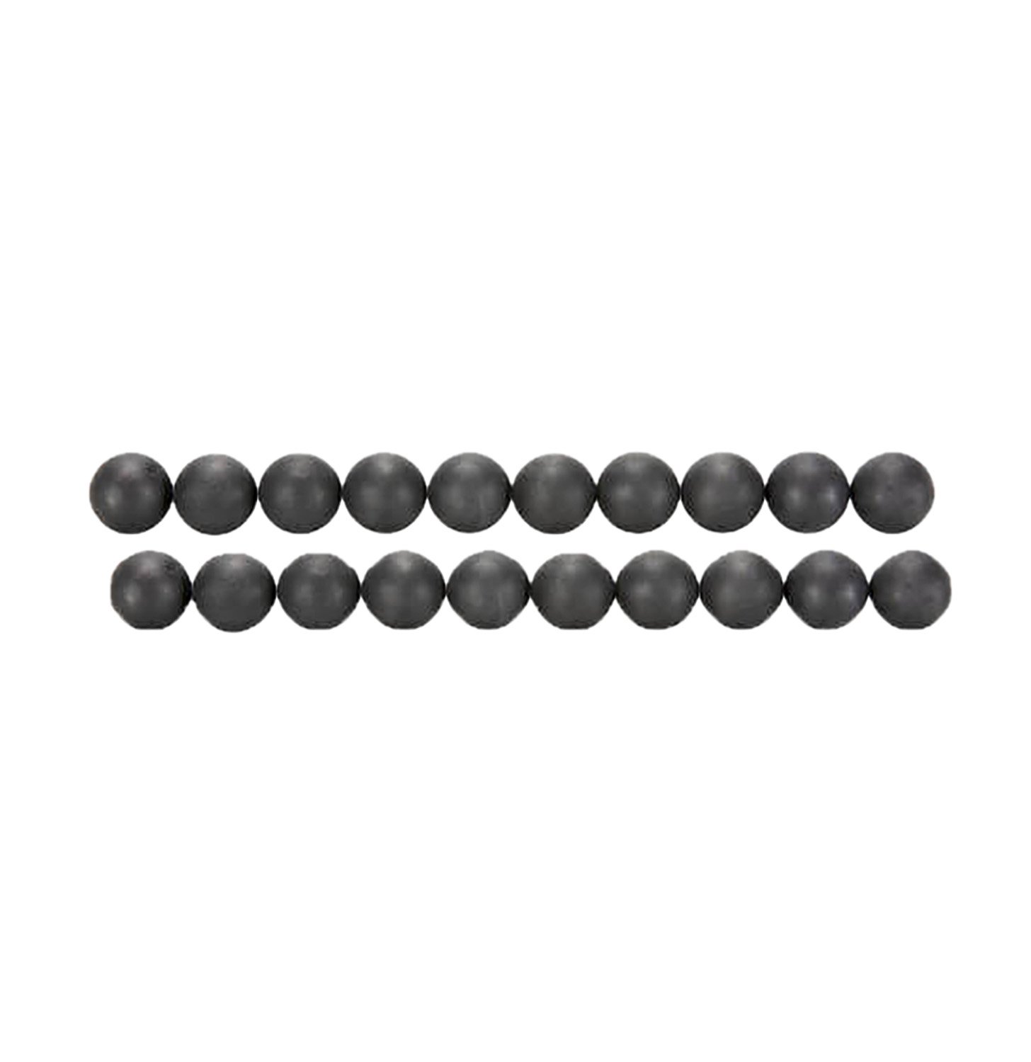 Umarex P2P - Rubber Balls - 20 ct Tube - Black - UMA - 50 Cal