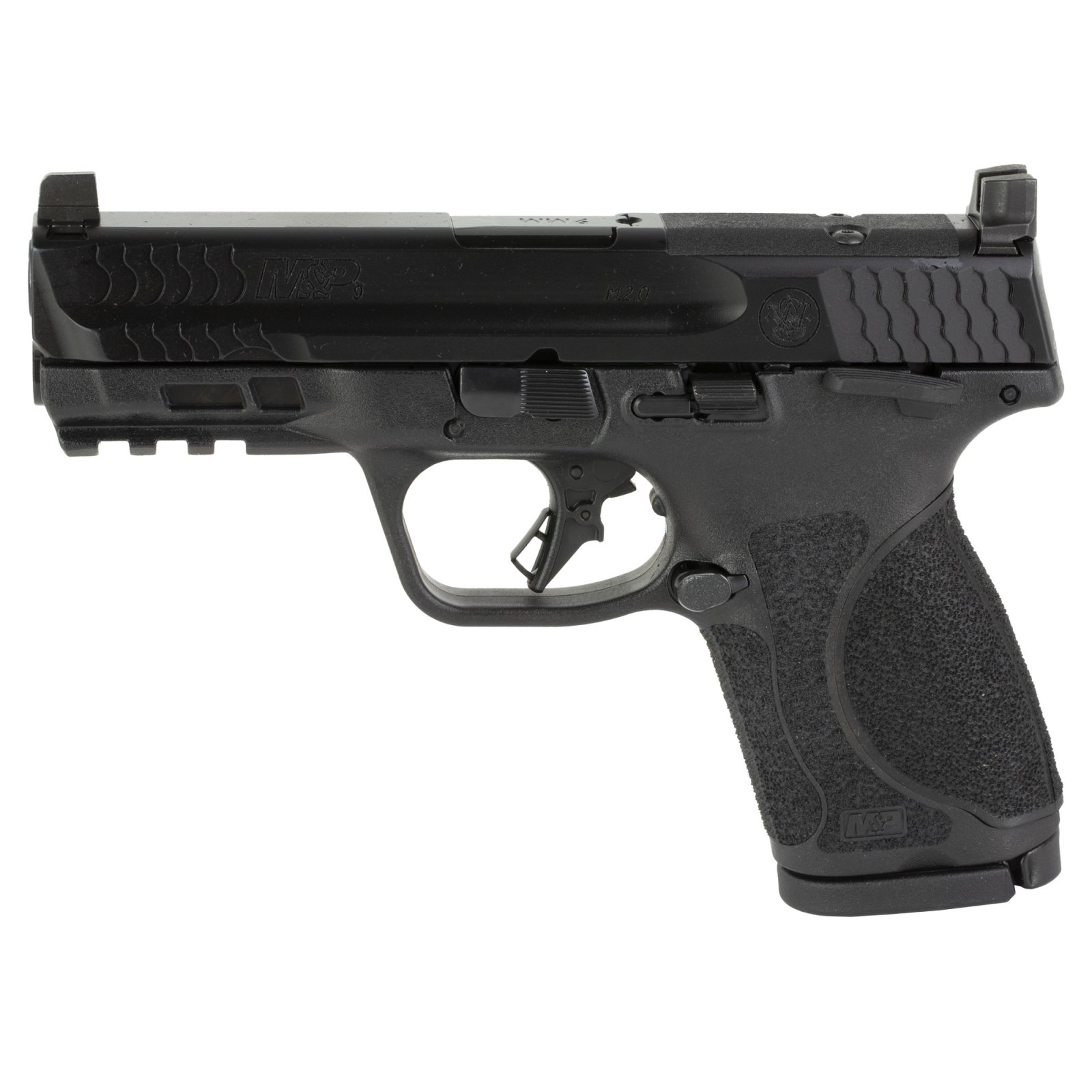 Smith & Wesson M&P M2.0 Compact 9mm Luger Semi-Auto Pistol 4" Barrel (2)-15 - Smith & Wesson - 9mm