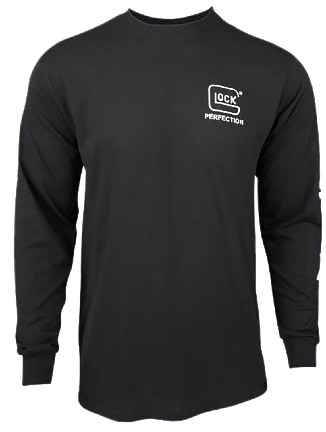 Glock AP96099 Perfection Long Sleeve Tee Black Medium Pre-Shrunk Cotton - Glock - LONG SLEEVE