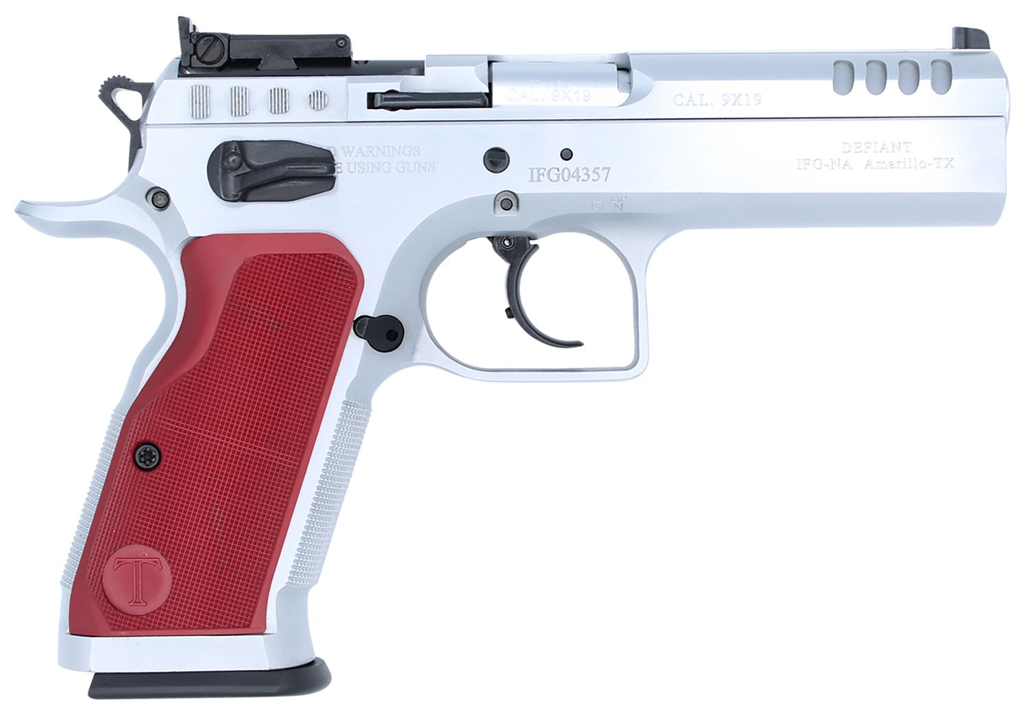 Tanfoglio Defiant Stock II OR 9mm 4.4" 16rd - TANFOG - 9mm Luger