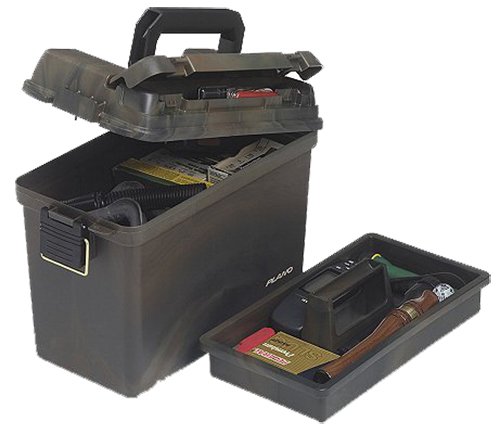 Plano Element-Proof Deep Ammo Box Camo with Tray