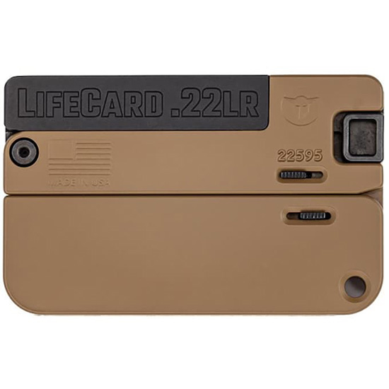Trailblazer Lifecard Pistol 22 Lr Polymer Barrett Brown - Trailblazer Firearms LLC - 22 LR