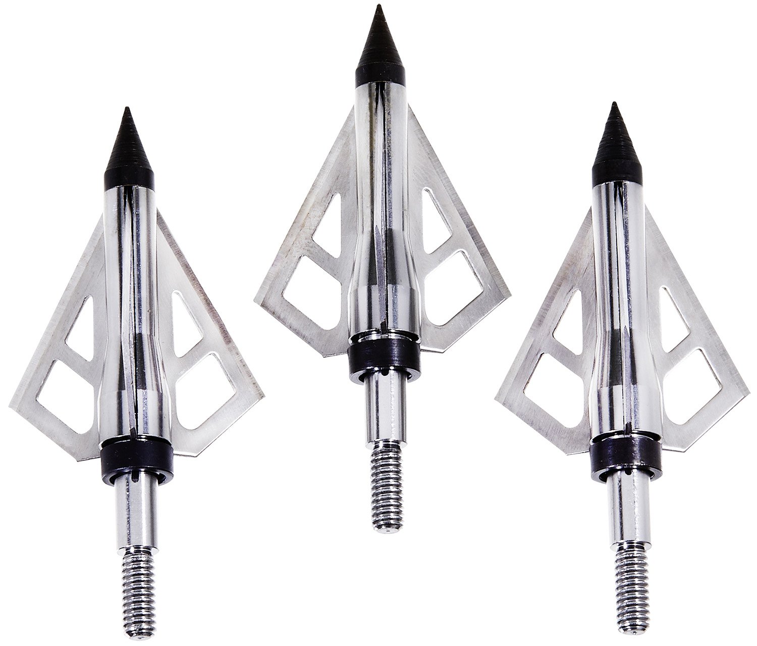 Velox Optimus Broadheads 125 gr. 3 pk. Fixed 3 Blade 1 3/16" Cutting Diameter Stainless Steel Razor Sharp Blades - Allen Company - OPTIMUS