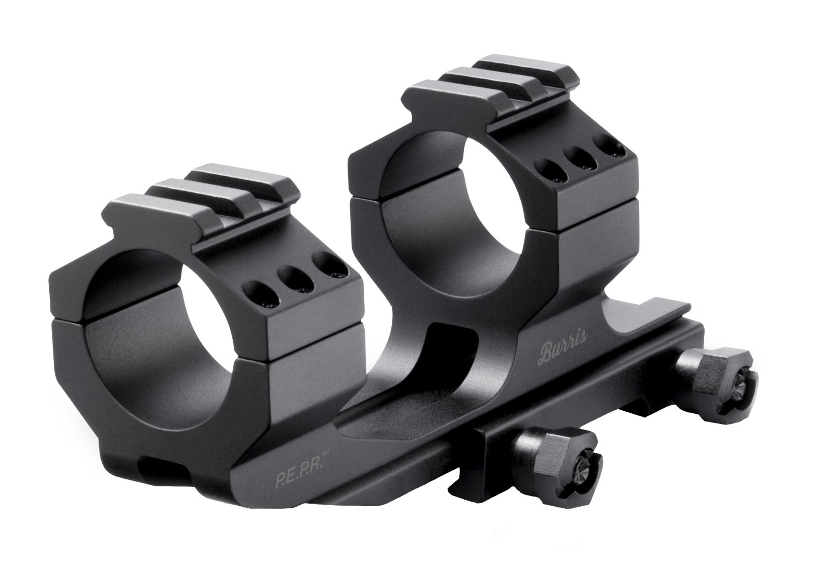 Burris Optics 410343 AR-P.E.P.R. Black 1" Mount Picatinny Top Rails - Burris Optics