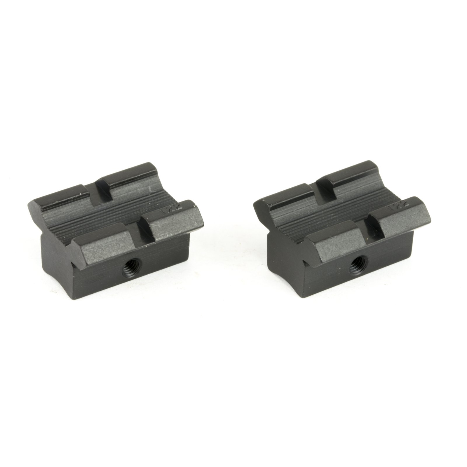 Weaver T-22 Aluminum Base Pair Converter Black 48459 - Weaver - .22 TIP-OFF ADAPTER BASE