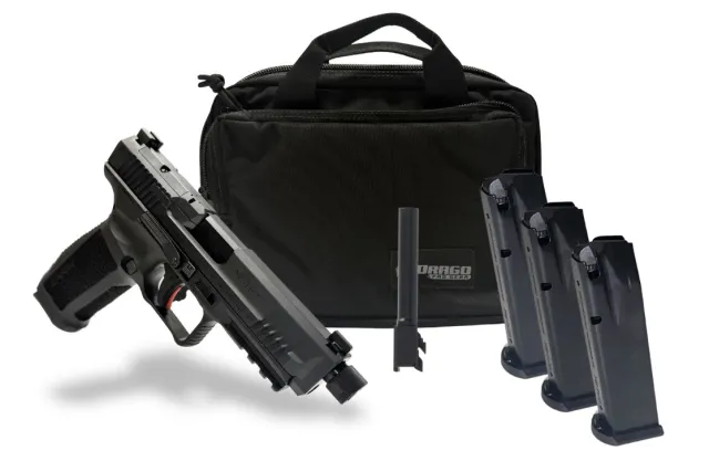 Century Arms Canik Mete SFT 9mm 4.5 In 5 In Threaded 18rd Tac Bundle