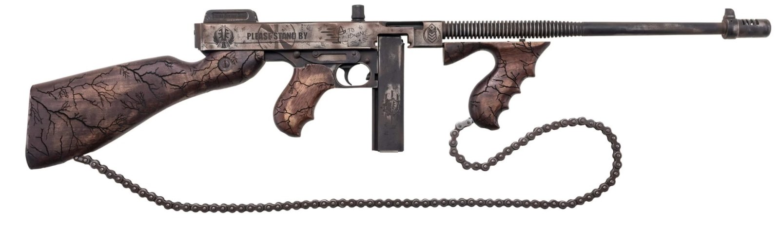 Auto-Ordnance T150DC8 Thompson .45 Cal 50+1 18" Barrel Fixed Stock - Auto-Ordnance - 45 ACP