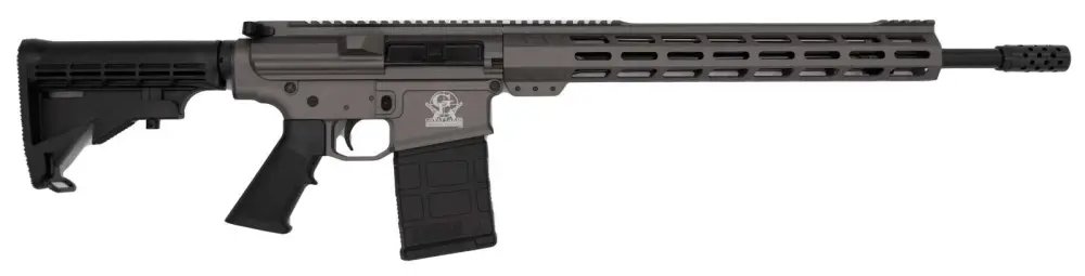 GLFA GL10308TNG AR-15 Rifle .308 Win 18" Barrel 10rd Tungsten Finish - Great Lakes Firearms - .308 WINCHESTER