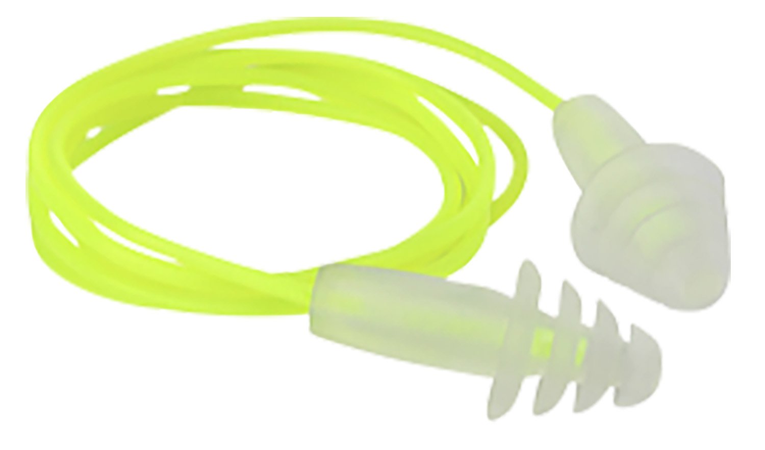 Radians Resistor II High Visibility Reusable Earplugs 27dB 3/ct - RAD - YELLOW/CLEAR