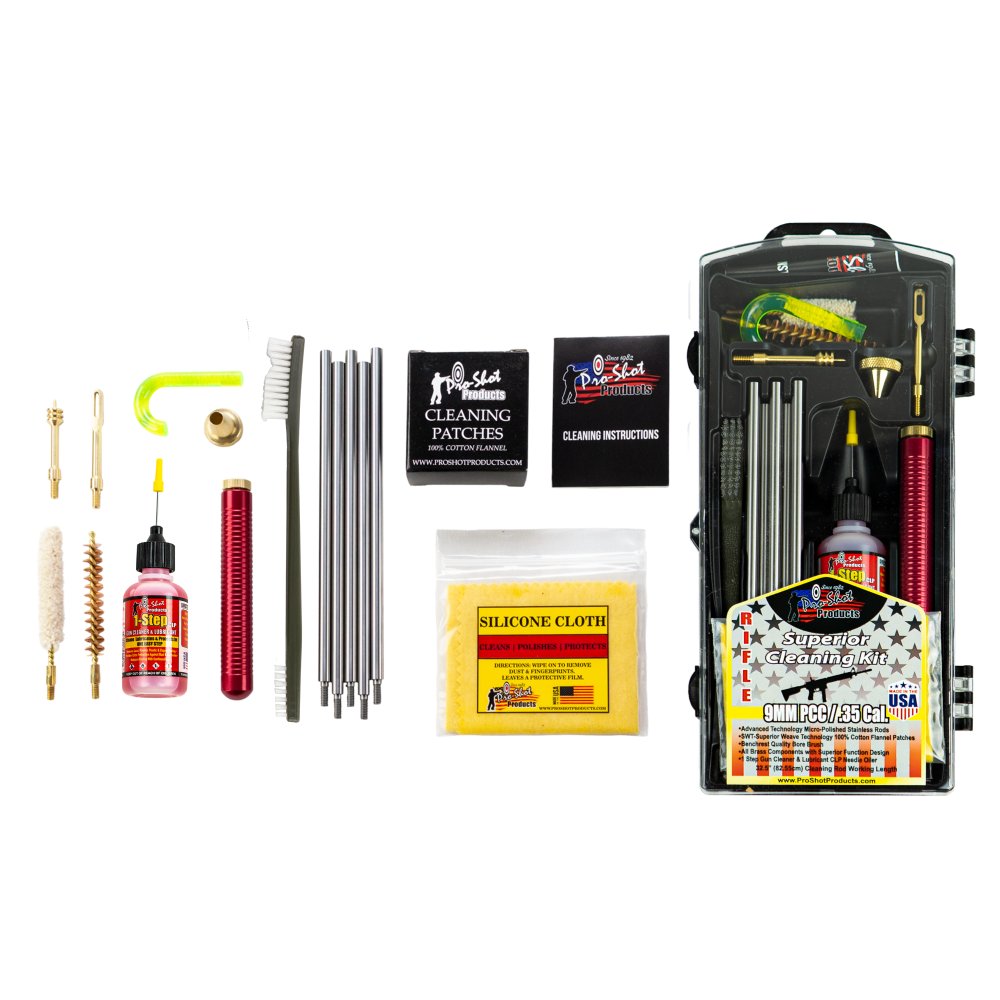 Pro-Shot R9-KIT 9mm Luger Handgun Carbine Cleaning Kit