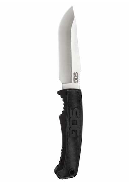Buy SOG FK1001-CP Field Knife Satin 4" Fixed Blade with GRN Sheath online