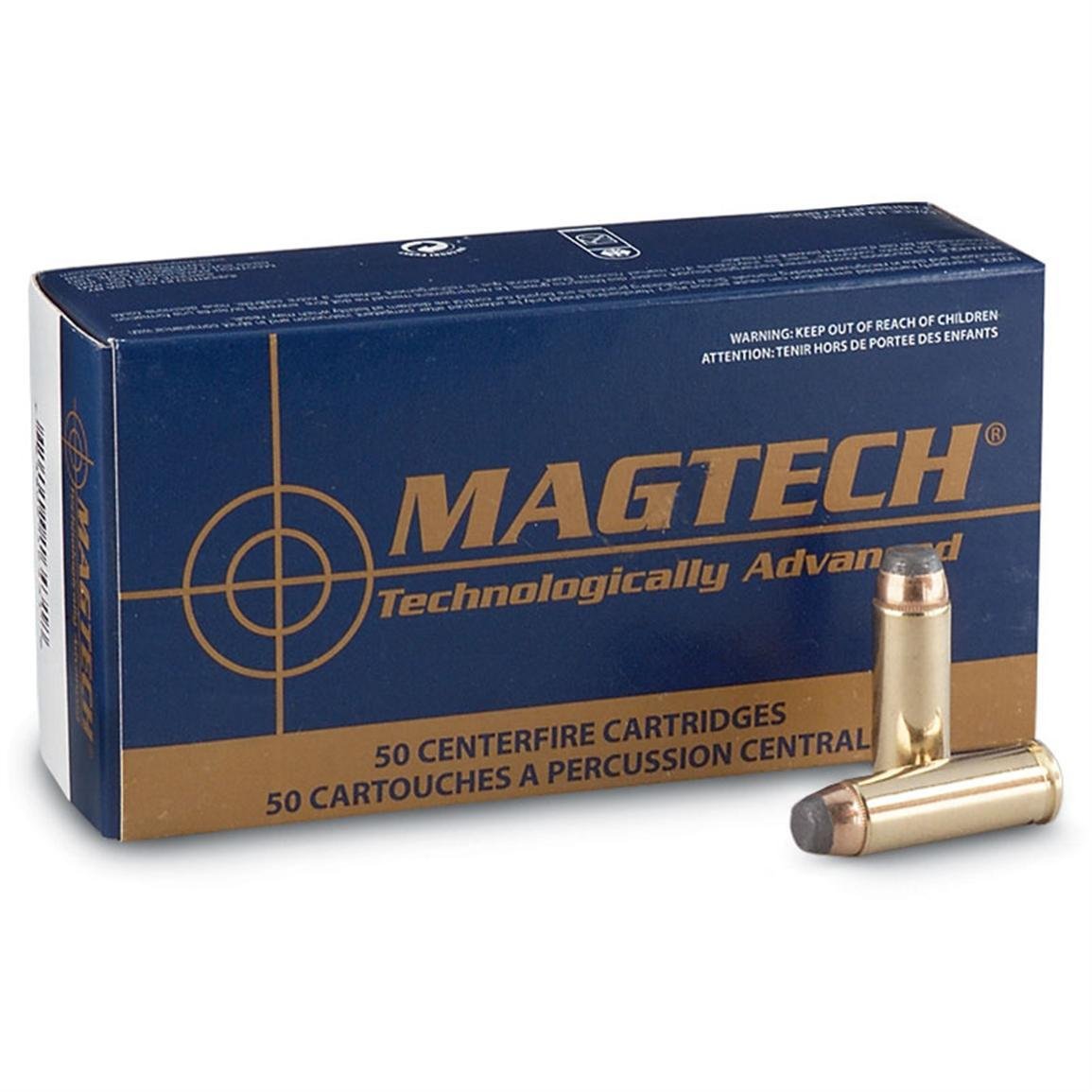 Magtech 357B .357 Mag 158gr SJHP Ammo 1235fps 50/Box - Magtech Ammunition - 357 MAGNUM