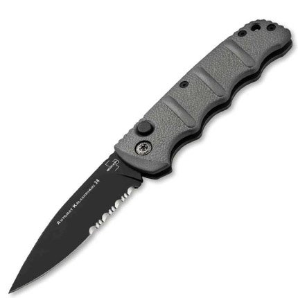 Boker 01KALS94 Plus KALS74 Auto Knife BK/GY D2 Blade - Boker