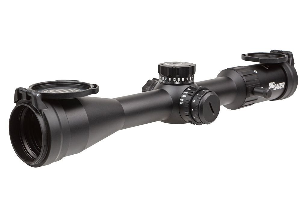 SIG SAUER Whiskey 4 4-16x44mm Rifle Scope FFP MOA Milling - Sig Sauer - 44MM