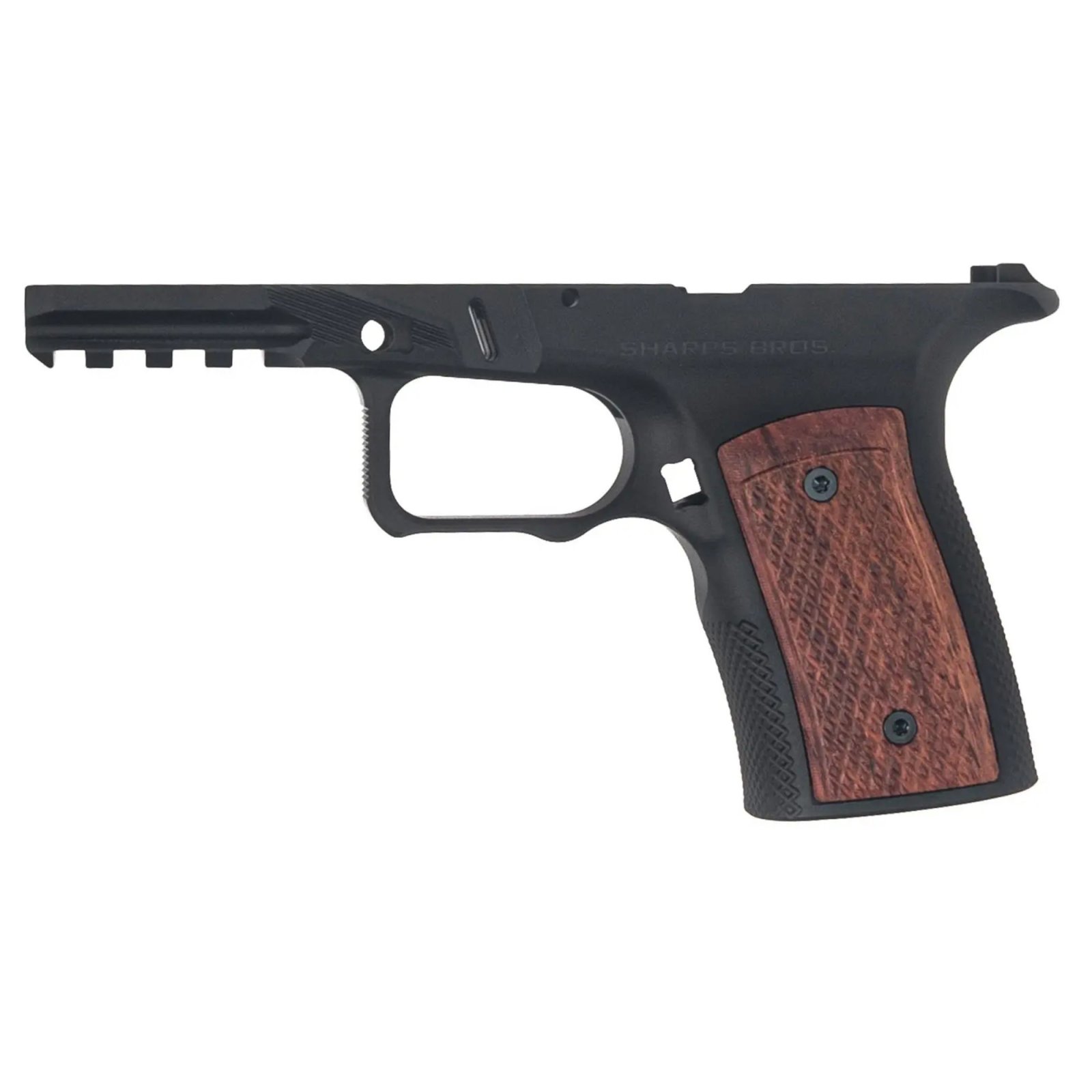 Sharps Bros. Aluminum/Wood Grip Module Fits Ruger RXM 7075 Aluminum Grip