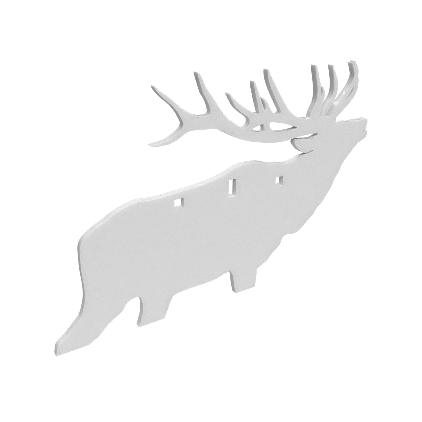 Birchwood Casey BC-47700 AR500 Elk Target 3/8" Steel, 21" Silhouette - Birchwood Casey