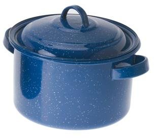 GSI 18629 Enamelware 5.75 Qt Stock Pot, Enameled Steel, 24 oz