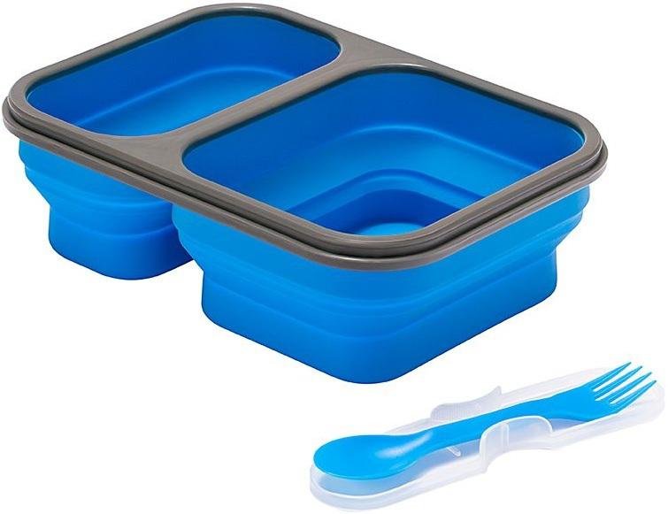 CADDIS AMGCSFL Collapsible Silicone Food Container w/ Spork & Lid
