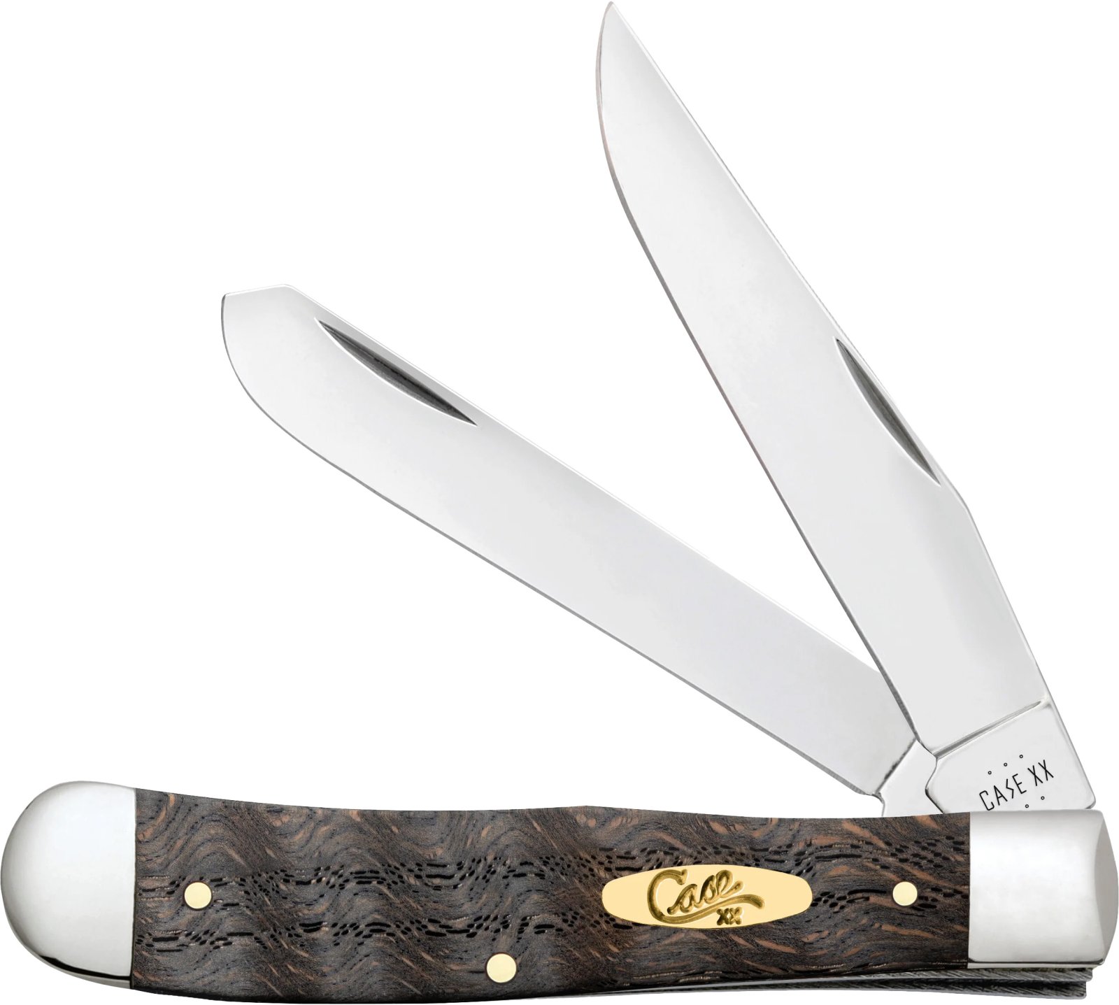 Case CAE TRAPPER BLK CURLY OAK WOOD Black Curly Oak Wood .000
