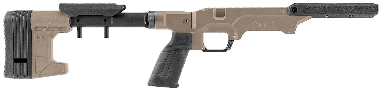 Mdt Sporting Goods Inc 114636FDE The Worker LSS Gen3 Flat Dark Earth Fits Remington 700 Short Action