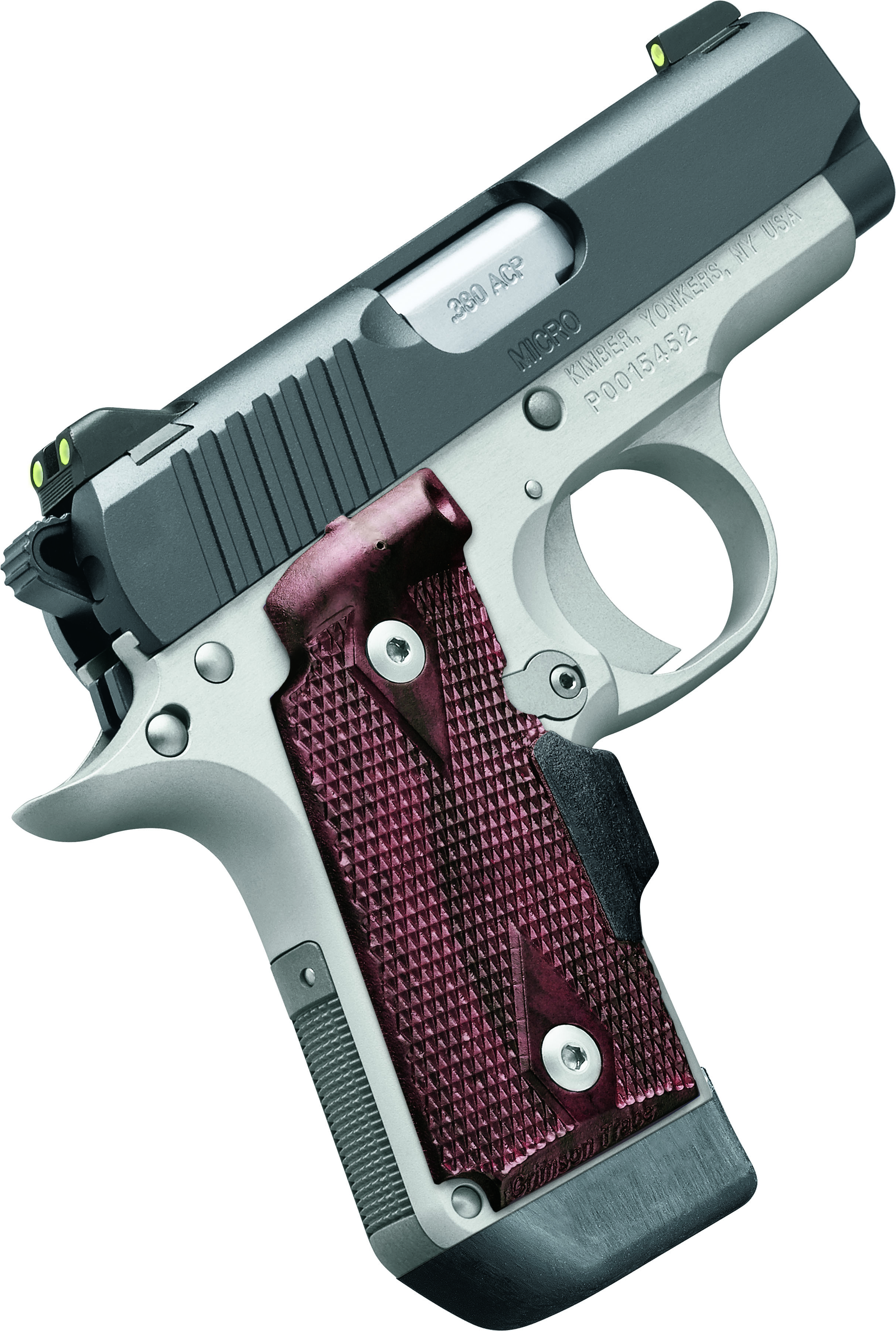Kimber 3300215 Micro .380ACP 2.75" Pistol, Rosewood Grips, 7rd Magazine