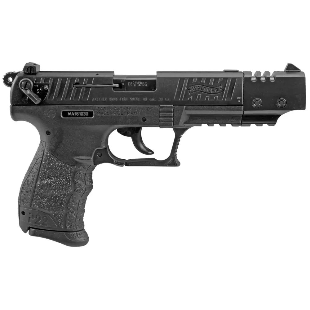 Walther P22 5120334 Pistol 22LR 10+1 Black Polymer Ambi-Mag Release