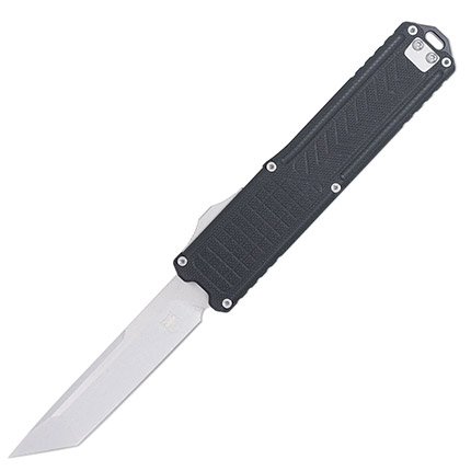 COBRATEC RANGER OTF 3.25" TANTO PLAIN BLACK G10 D2 Steel, G-10 Scales, Blade Length 3.25 inches, Handle Length: 4.75 inches