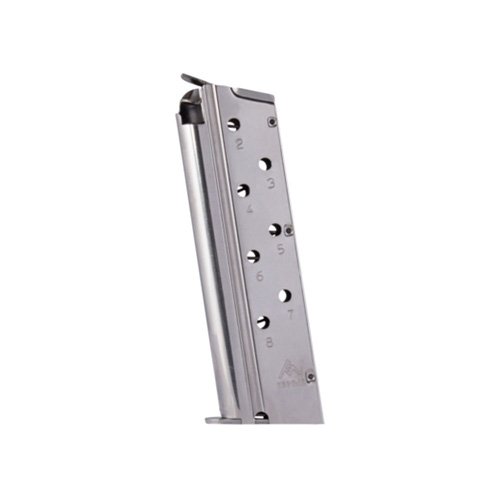 Buy Mecgar Magazine 40 S&W 8Rd Fits 1911 Nickel MGCGOV40N online