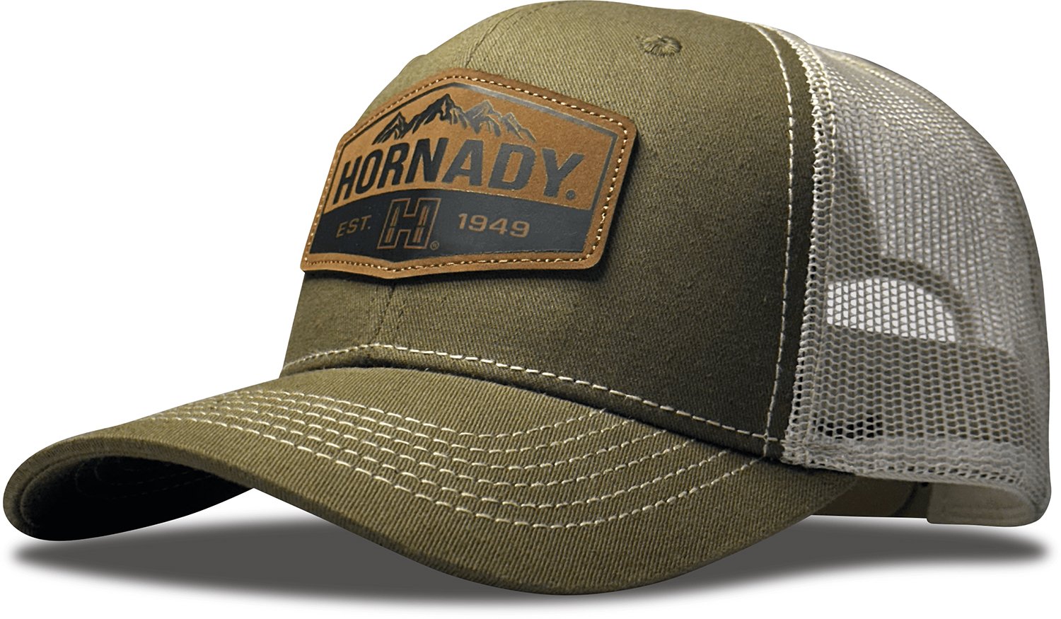 Hornady 32170 2-Tone Mountain Trucker Hat Sage - HDESIGN - TRUCKER