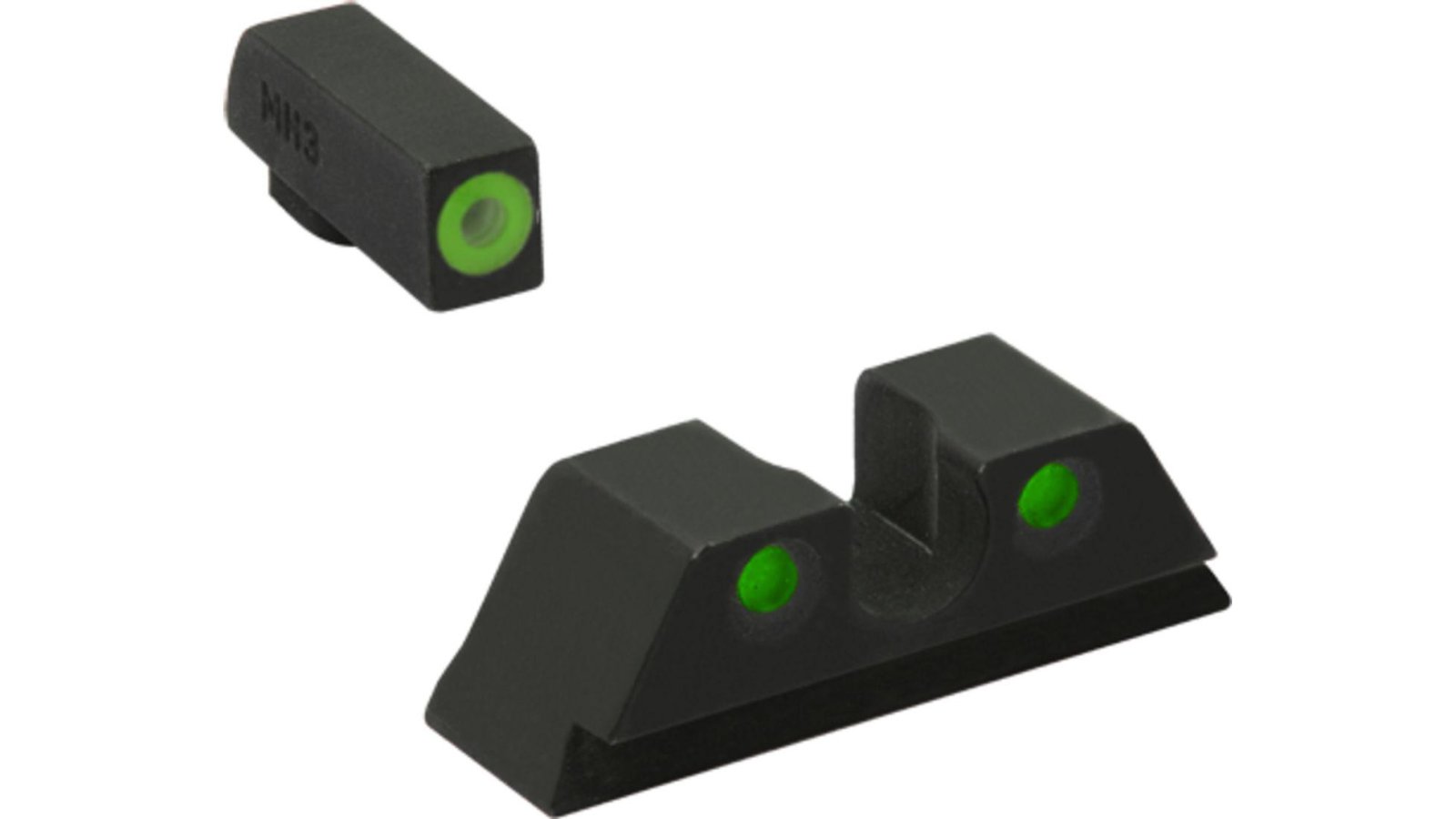 Meprolight ML41230 Hyper-Bright Green Ring/Rear Sights Kimber 1911 - Meprolight