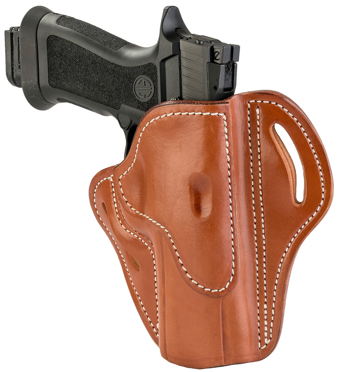 1791 Gunleather BH2.4-CBR-R Belt Holster Classic Brown RH OWB - 1791 Gunleather - CLASSIC BROWN