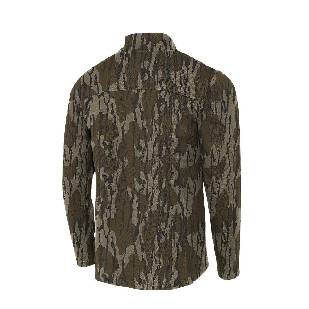Muddy DV8 Quest Midweight Quarter Zip Sweatshirt Mossy Oak Bottomland 3XL - GSM Outdoors