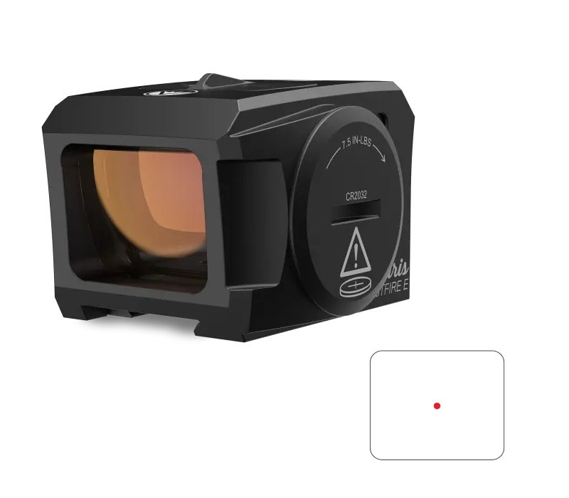Burris Optics 300266 FastFire E Black Enclosed Emitter For Pistol/Rifle/Shotgun Use Auto Brightness & Auto Shutoff MULTI RETICLE RED DOT