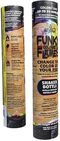 GET FCFDP01 Funky Flames Shaker Bottle Colored Flame Powder