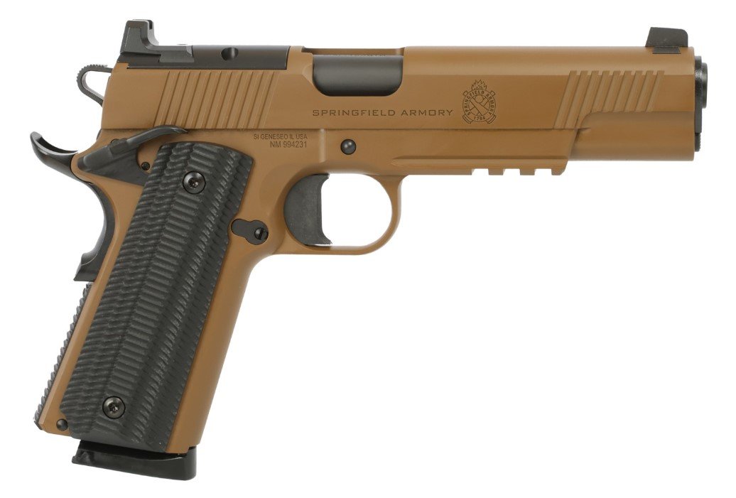 Springfield Armory PO9230CBAOS Operator AOS 45 ACP 5" Coyote Brown Cerakote Semi-Auto Pistol - Springfield Armory - 45 ACP