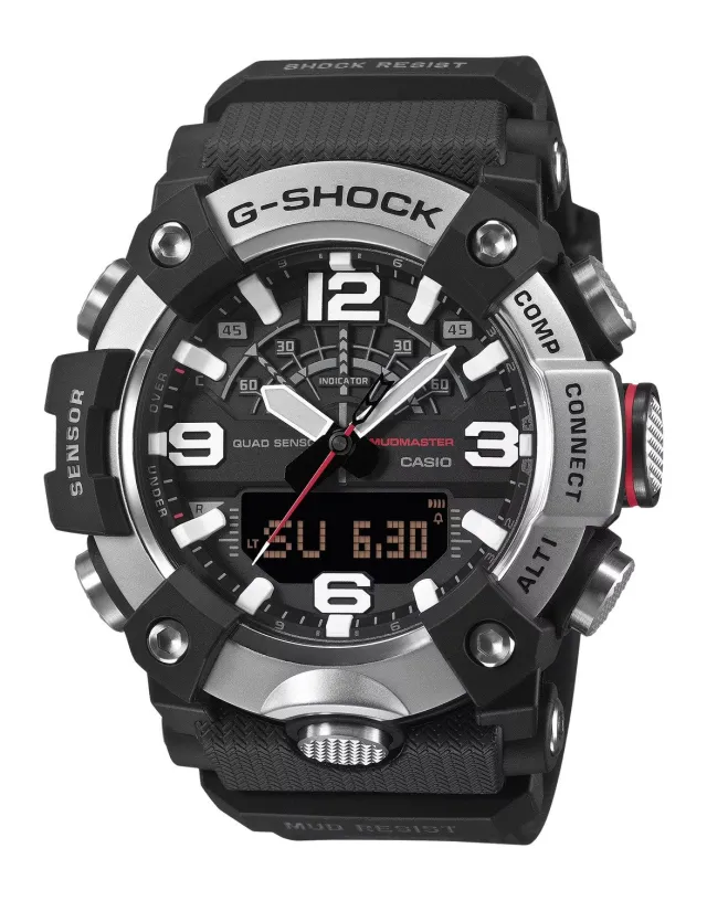 Buy GSHOCK GG-B100XM-1ACR ANALOG-DIG MUDMASTER BK/SIL online