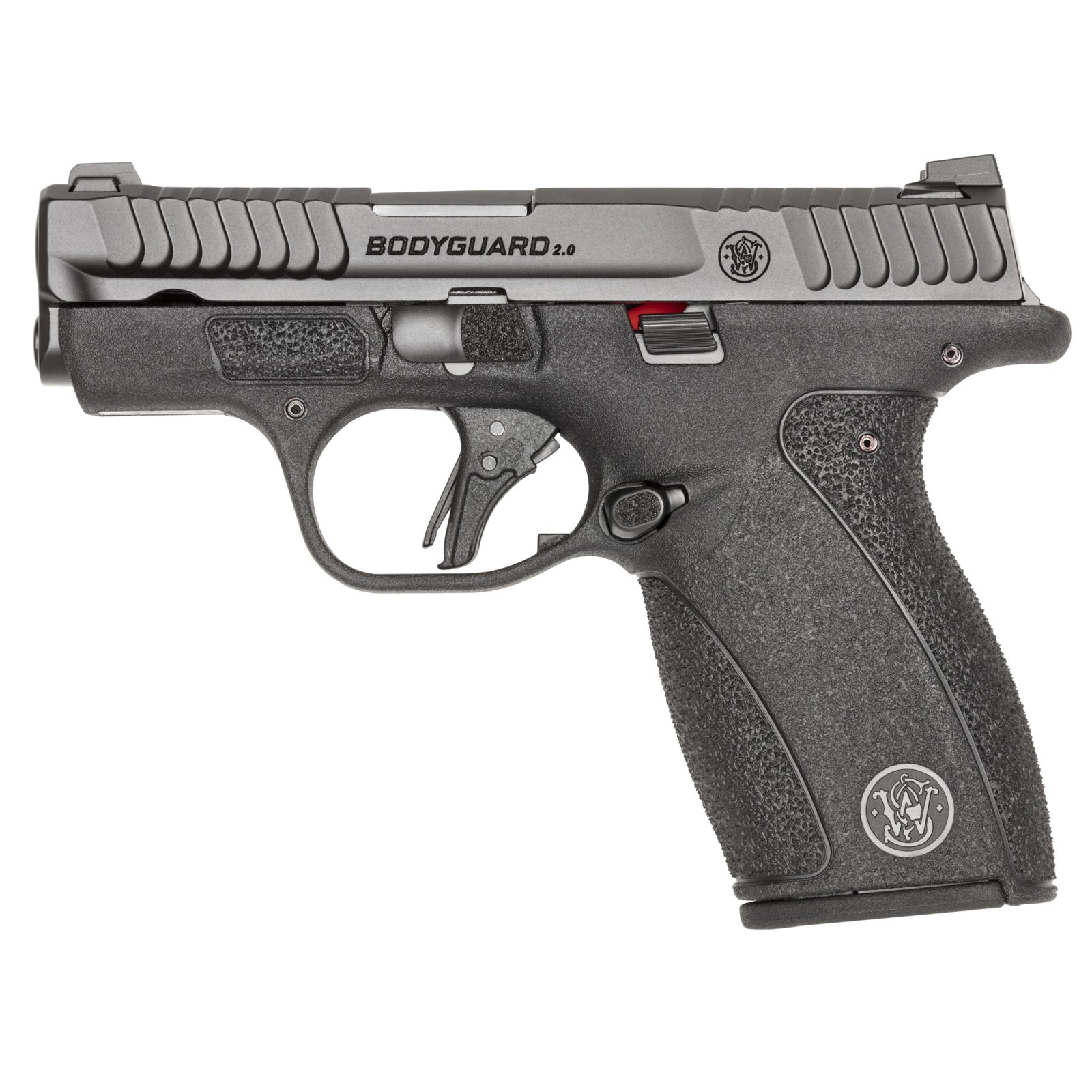 Smith & Wesson Bodyguard 2.0 Micro Handgun: Striker-Fired, Stainless Steel, 10/12-Round Mag - Smith & Wesson - 380 ACP