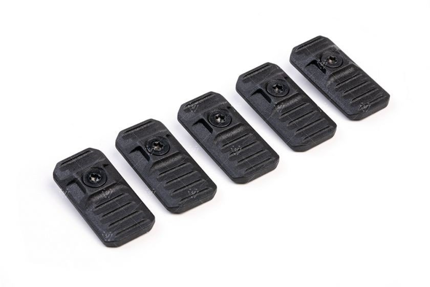 Strike Industries SI-LINK-COVER M-LOK Rail Cover Black Polymer 5-Pack - Strike Industries - MLOK LINK COVER