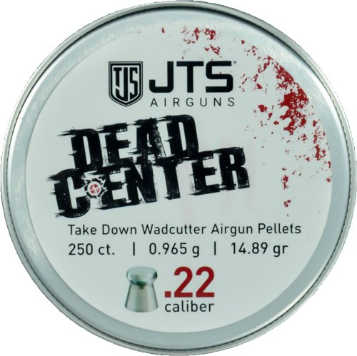 Jts Pellets Dead Center 22 Wadcutter 14.89 GR 250CT - JTS - .22